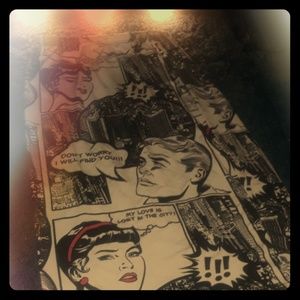 Comic book themed skirt